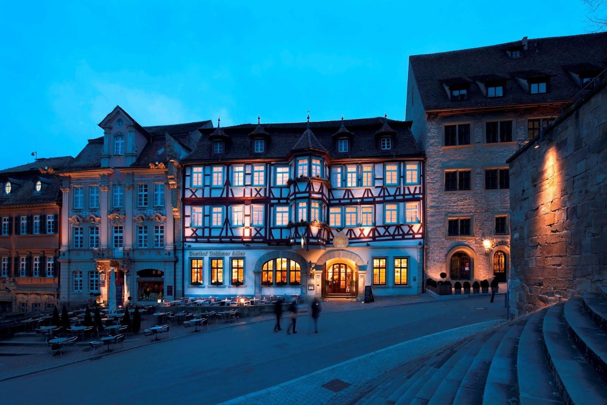 Stadt-Gut-Hotel Gasthof Goldener Adler Schwäbisch Hall Exterior foto